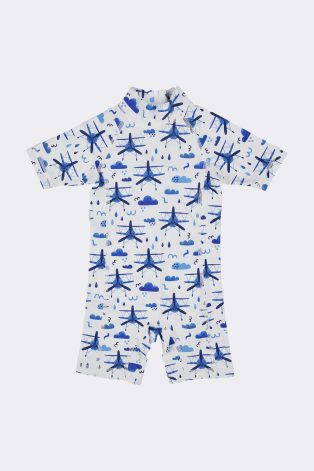 Surfer Plane Swim Play-suit SS