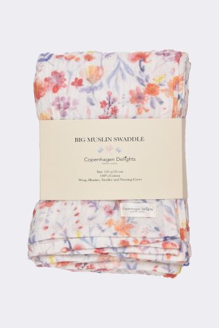 Swaddle Pastel Flowers